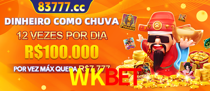 Banner do programa de recompensas Recomende para amigos do WKBET, detalhando os bônus por convidar amigos, com prêmios que chegam a R$288.888.